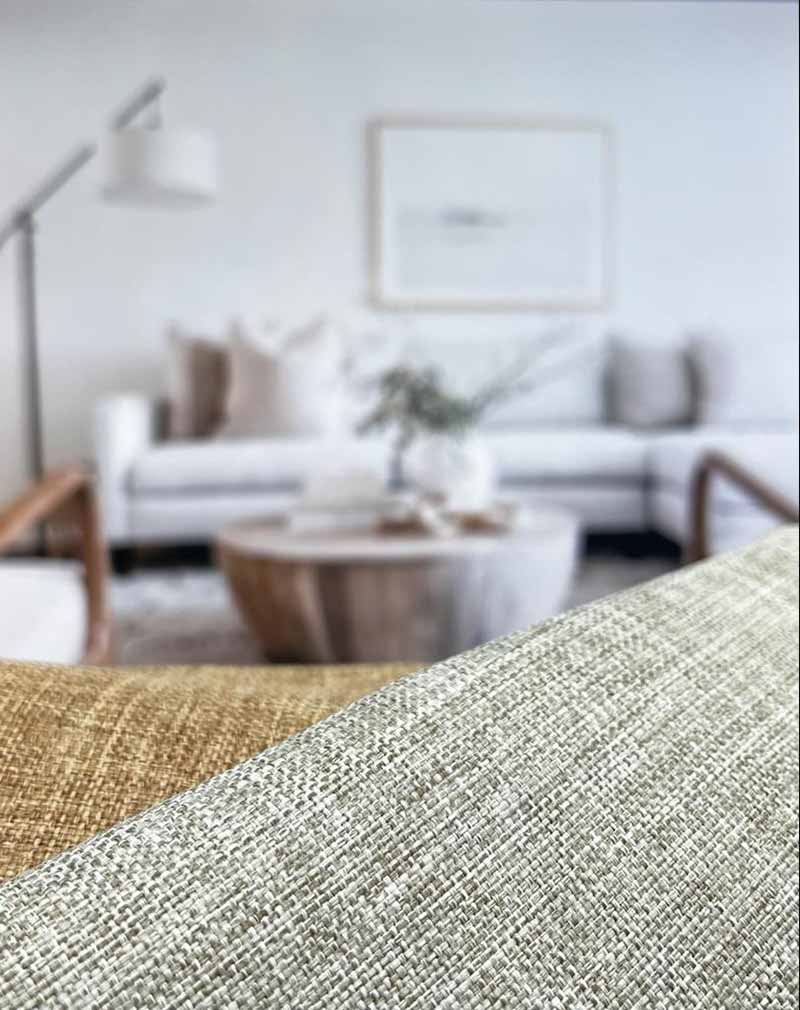 Decorative textile for the living room (2): Trends in fabric for home